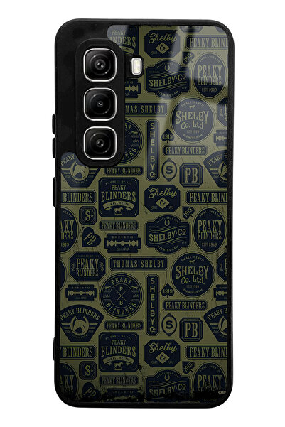 Spoyi Infinix Hot 50 Pro Peaky Blinders Wallpaper Design Glossy Phone Case