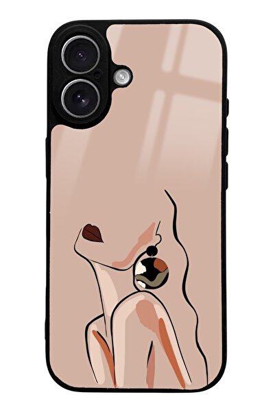 Spoyi iPhone 17 Silhouette Design Glossy Phone Case Compatible