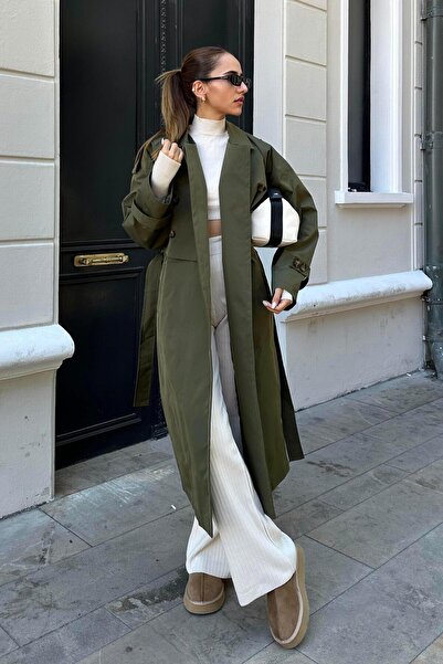 Nazliye Yeşil Tasarım Trençkot