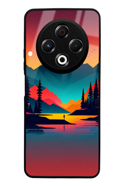 Spoyi Tecno Spark 30 Sunset Design Glossy Phone Case Compatible