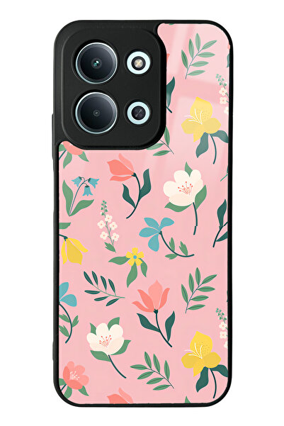 Spoyi Xiaomi Redmi 15C 4g Pinky Flowers Design Glossy Phone Case Compatible