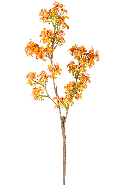 Herdekora Yapay Bahar Dalı, Turuncu - 70 cm