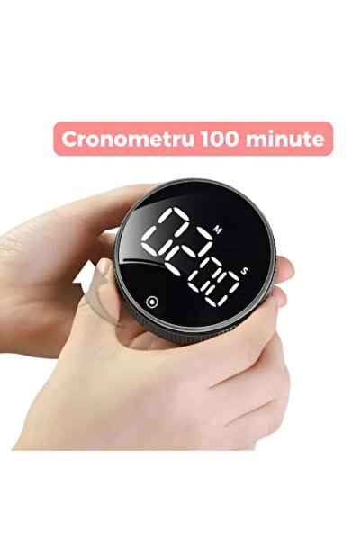 OEM Multifunctional 3-in-1 Rotary Stopwatch (CRM31) – 360° Rotation, 3 Speeds, Battery