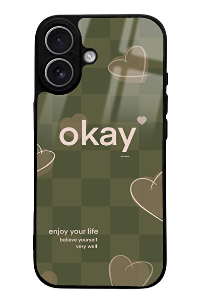 Spoyi iPhone 17 Enjoy Your Life Designed Glossy Phone Case
