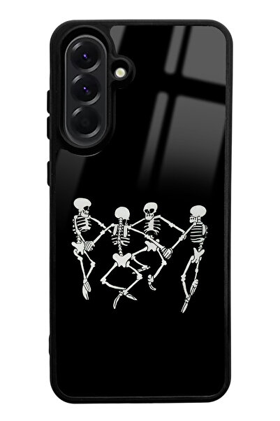 Spoyi A56Compatible Dancer Skeleton Designed Glossy Phone Case