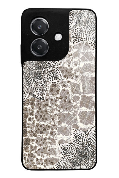 Spoyi Oppo A3 Glossy Phone Case with Stone Leaf Design