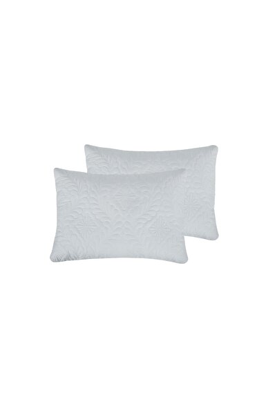 Somnart Set de 2 perne 50x70 Belina, microfibră, lavabile la mașină, aspirate, albe