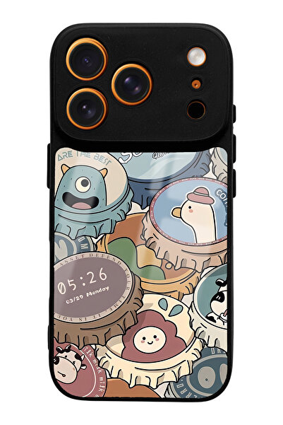 Spoyi iPhone 17 Pro Crown Cap Design Glossy Phone Case Compatible