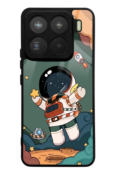 Spoyi Xiaomi Mi 15 Pro Compatible Anime Astronaut Design Glossy Phone Case