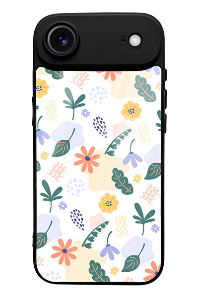 Spoyi iPhone 17 Air Glossy Phone Case with Tiny Flowers Design
