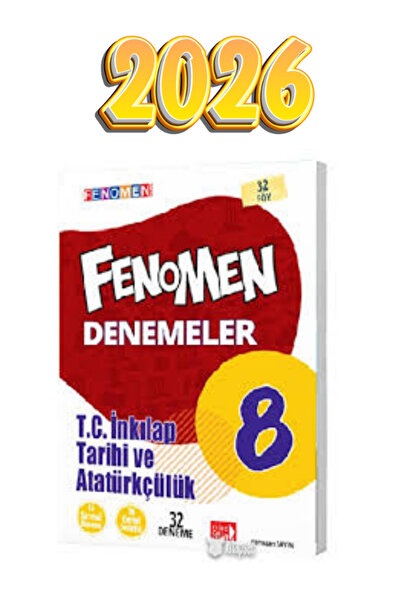 Fenomen Yayıncılık 8.sınıf fenomen inkılap tarihi ve Atatürkçülük deneme günc...