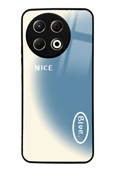 Spoyi Tecno Spark 30 Pro Nice Blue Designed Glossy Phone Case