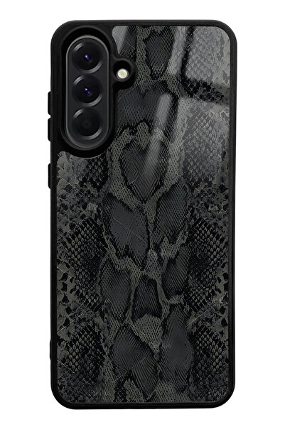 Spoyi Samsung A56 Compatible Snake Skin Design Glossy Phone Case