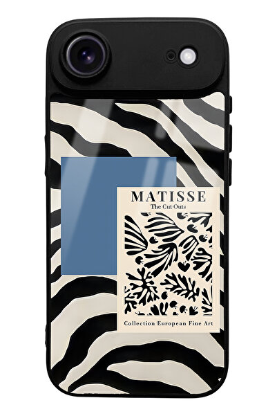 Spoyi iPhone 17 Air Compatiblezebra Matısse Designed Glossy Phone Case