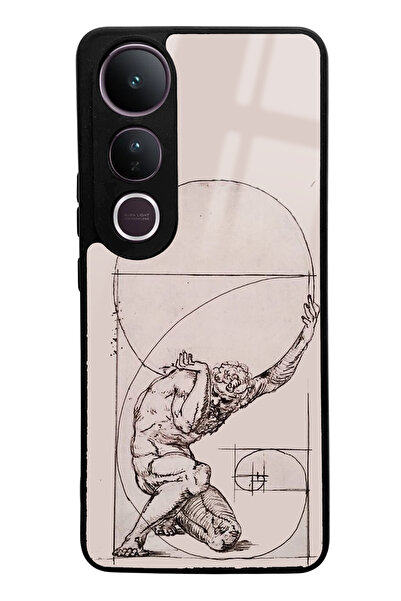 Spoyi Vivo V50 Lite Compatible Sculptural Design Glossy Phone Case