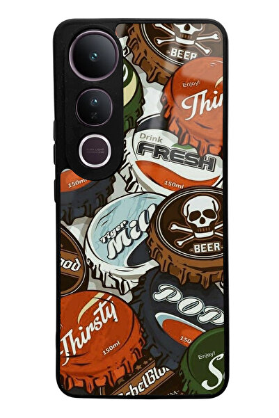 Spoyi Vivo V50 Lite Compatible Glossy Phone Case with Soda Cap Design