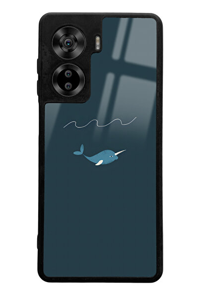 Spoyi Casper Via X40 Doodle Fish Designed Glossy Phone Case Compatible