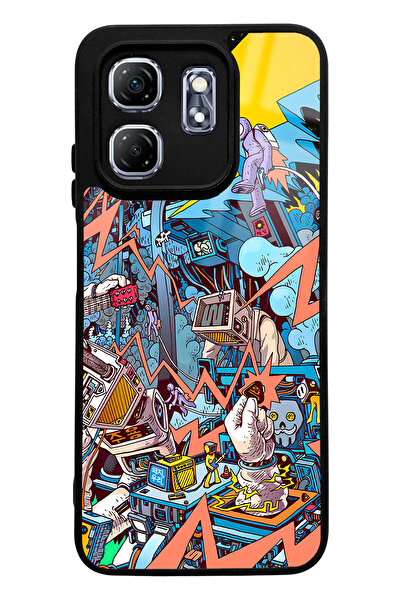 Spoyi Infinix Hot 50I Retro Machine Design Glossy Phone Case