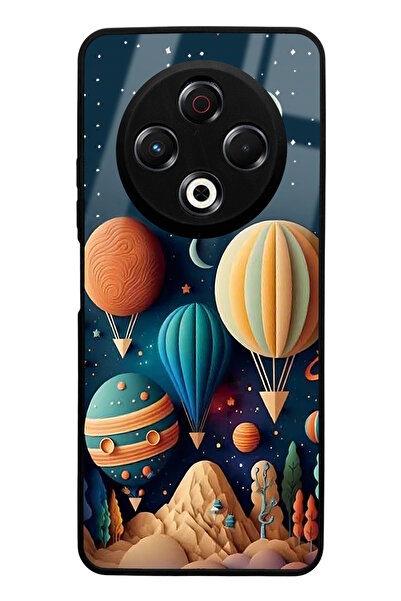 Spoyi Tecno Spark 30 Astral Balloons Design Glossy Phone Case Compatible