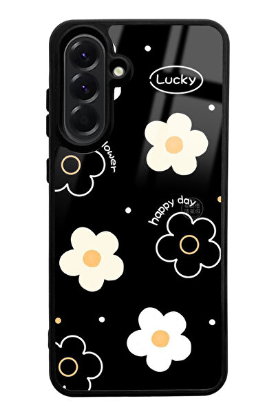 Spoyi A56 Compatible Lucky Happy Day Designed Glossy Phone Case