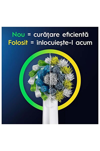 Oral-B Periuță de dinți electrică Vitality Pro, curățare 2D, 3 programe, 1 încărcător, 2 rezerve, neagră