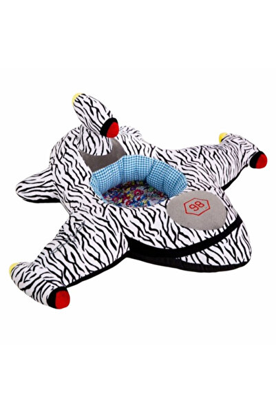 Krista Scaun auxiliar pentru bebeluși - Zebra Airplane alb-negru