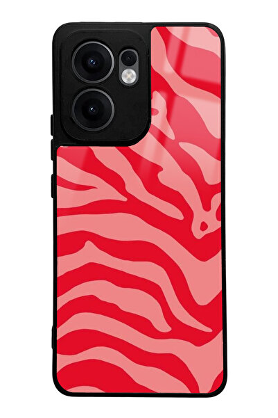 Spoyi Oppo Reno 13F Compatible Zebra Design Glossy Phone Case