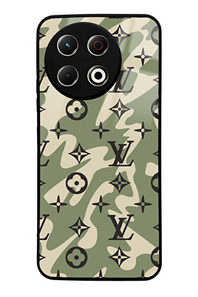 Spoyi حافظة هاتف تكنو سبارك 30 برو بتصميم الموجة الخضراء اللامعة