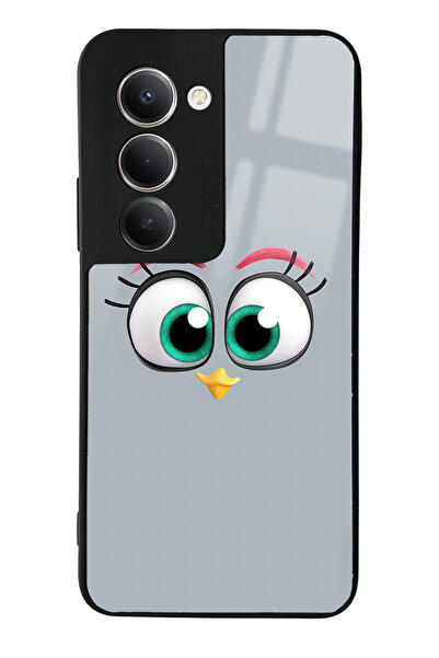 Spoyi Xiaomi Redmi 15 Grey Angry Birds Design Glossy Phone Case Compatible