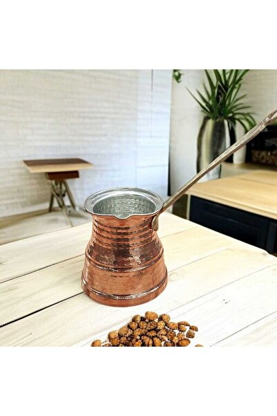 Bakır Center 7-Cup Marash Hammered Copper Coffee Pot, Coffee Pot, Coffee Brewing Pot