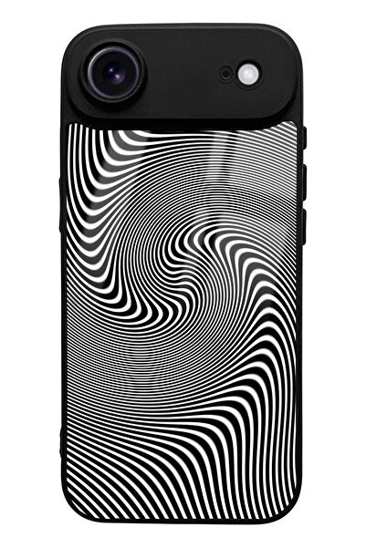 Spoyi iPhone 17 Air Triptrance Wave Design Glossy Phone Case
