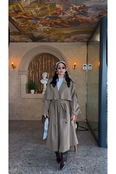 Ceu Trench Pelerin Detaylı