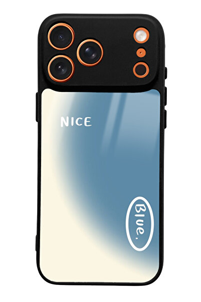 Spoyi حافظة هاتف آيفون 17 برو ماكس بتصميم أزرق جميل ولامع