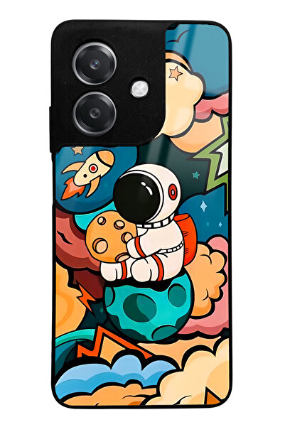 Spoyi Oppo A3 Compatible Baby Astronaut Design Glossy Phone Case