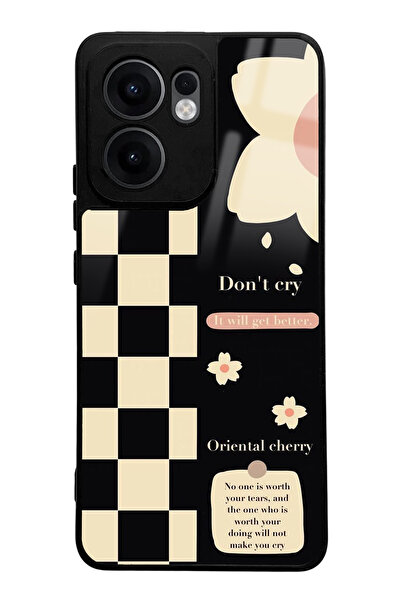 Spoyi Oppo Reno 13F Uyumlu Don't Ery Tasarımlı Glossy Telefon Kılıfı