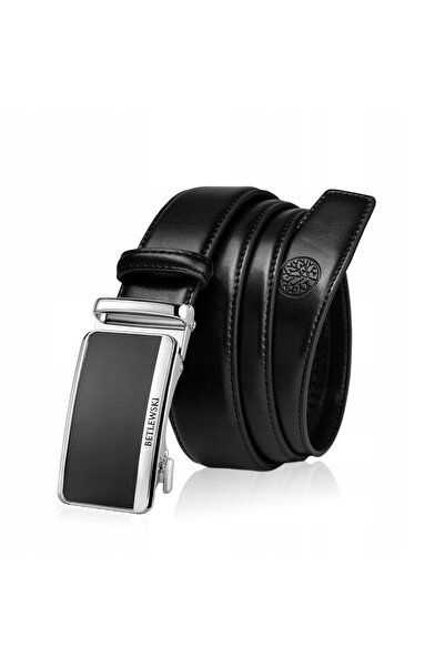 Other Curea din piele pentru bărbați C35-BL BLACK 100 ELITE