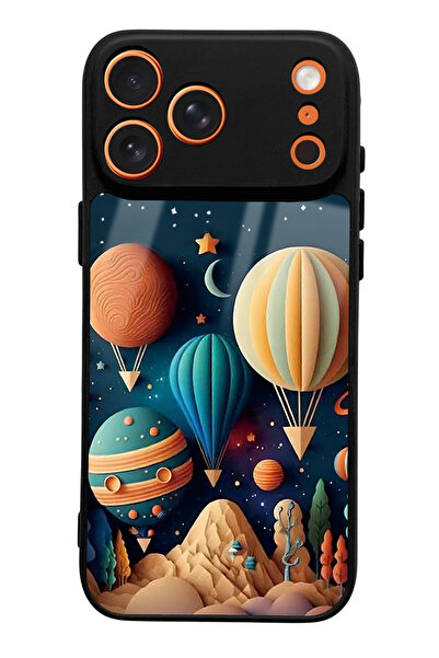 Spoyi iPhone 17 Pro Max Astral Balloons Design Glossy Phone Case Compatible