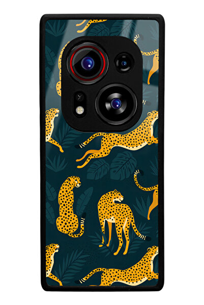 Spoyi Tecno Phantom X2 Pro Leaf Leopard Design Glossy Phone Case Compatible