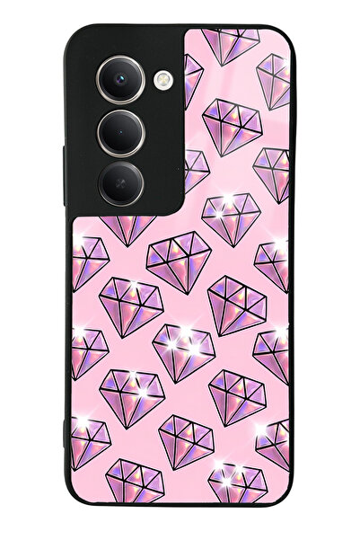 Spoyi Xiaomi Redmi 15 Compatible Diamond Design Glossy Phone Case