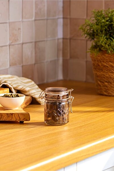 Karaca Storica Kilit Kapaklı Cam Kavanoz 130 ml