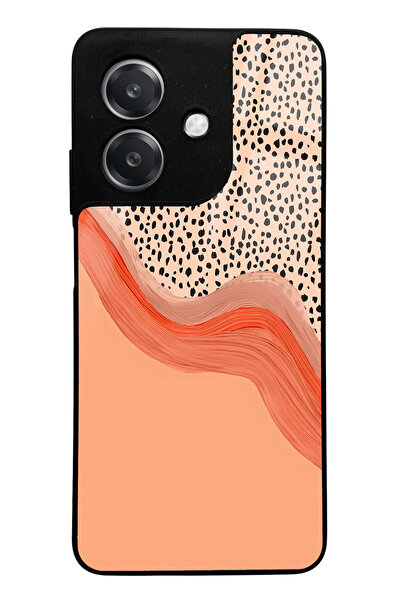 Spoyi Oppo A3 Compatible Glossy Phone Case with Nude Speckled Design