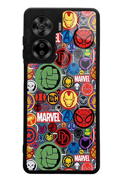 Spoyi Casper Via X40 Marvel Face Design Glossy Phone Case Compatible