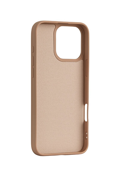 JACK AKSESUAR iPhone 16 Pro Max Compatible Velvet Covered Cappy Silicone Impact Resistant Phone Case