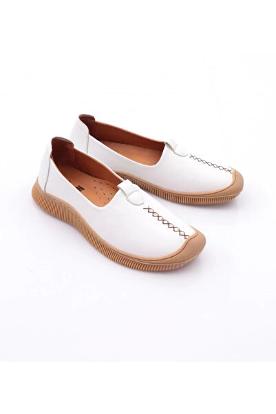 AGSMODASI White Stitching Detailed Women's Shoes
