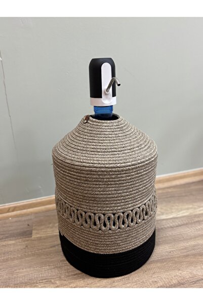 MaVaux Шикарний чохол для каністри з джутовим плетінням, чохол для каністри з візерунком