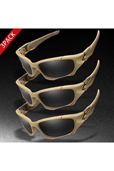 Choice XD1(عبوة من 3 قطع) نظارات شمسية رياضية عصرية للأنشطة الخارجية للرجال و...