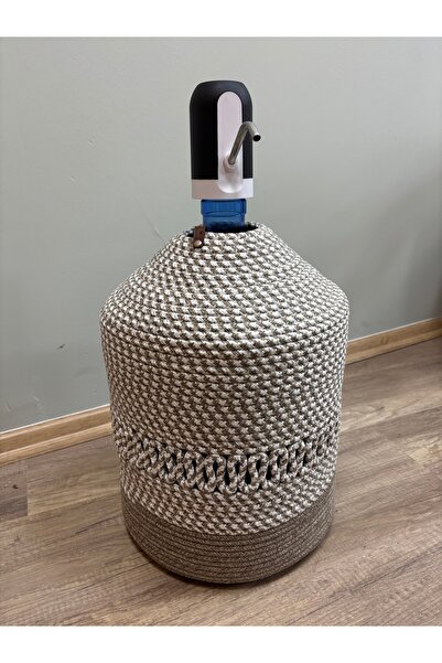 MaVaux Chic Bottle Cover Jute Straw Look, Patterned Bottle Cover