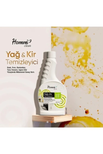 Homm Bitkisel Yağ & Kir Sökücü 750ml