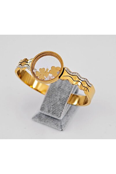 stainless steell Çelik Kapaklı Çeyreklik Bileklik