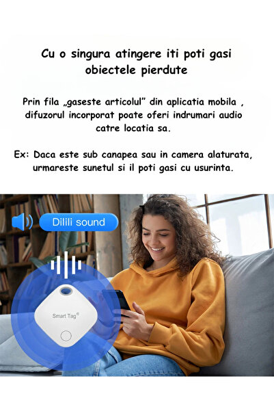 ambrasmart Ambrasmart smart locator, anti-loss with real-time location, children, animals, white